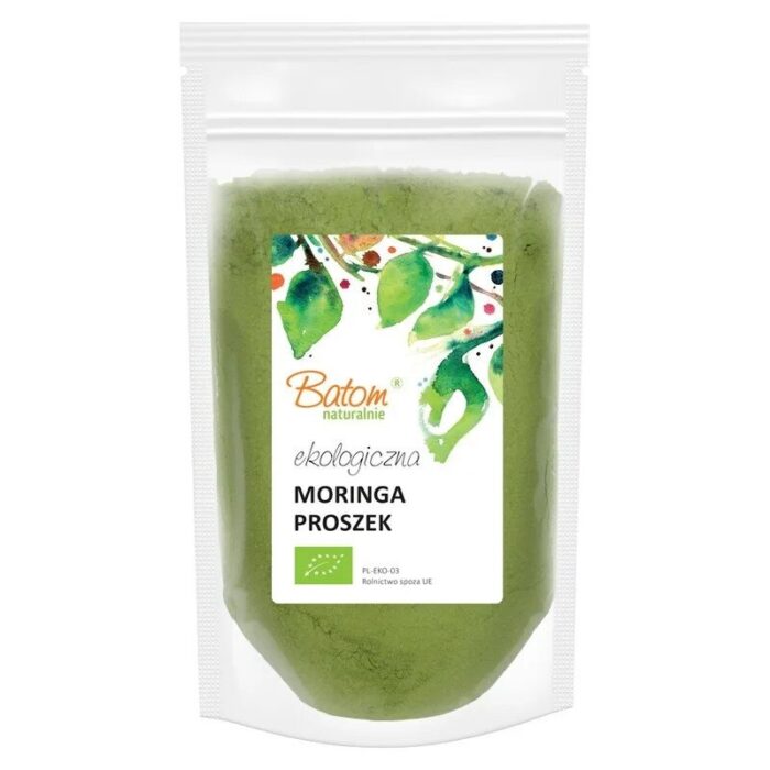 Moringa proszek 100g BATOM BIO - obrazek 1
