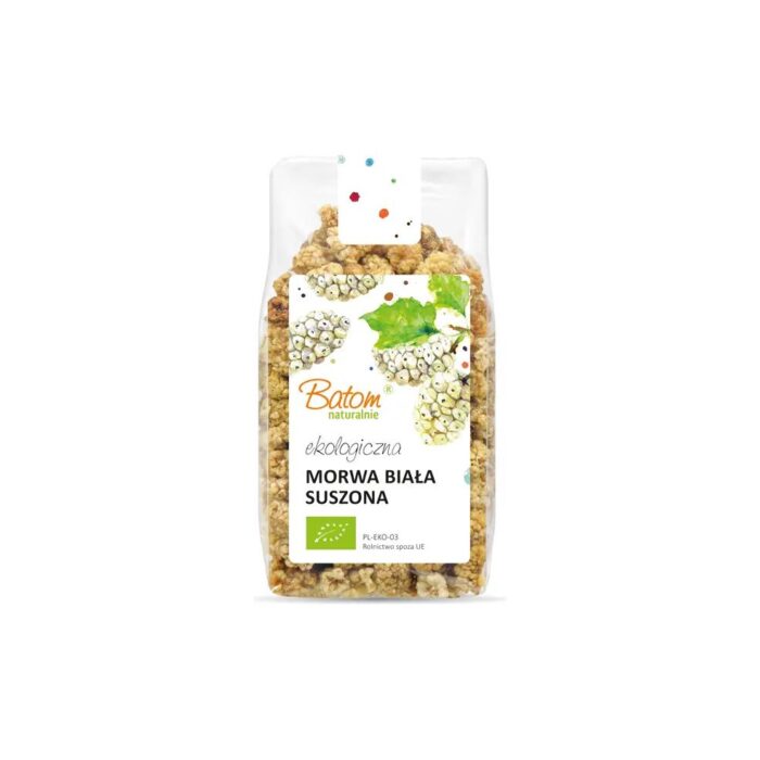 Morwa biała suszona 125g BATOM BIO - obrazek 2