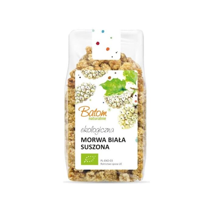 Morwa biała suszona 125g BATOM BIO - obrazek 1