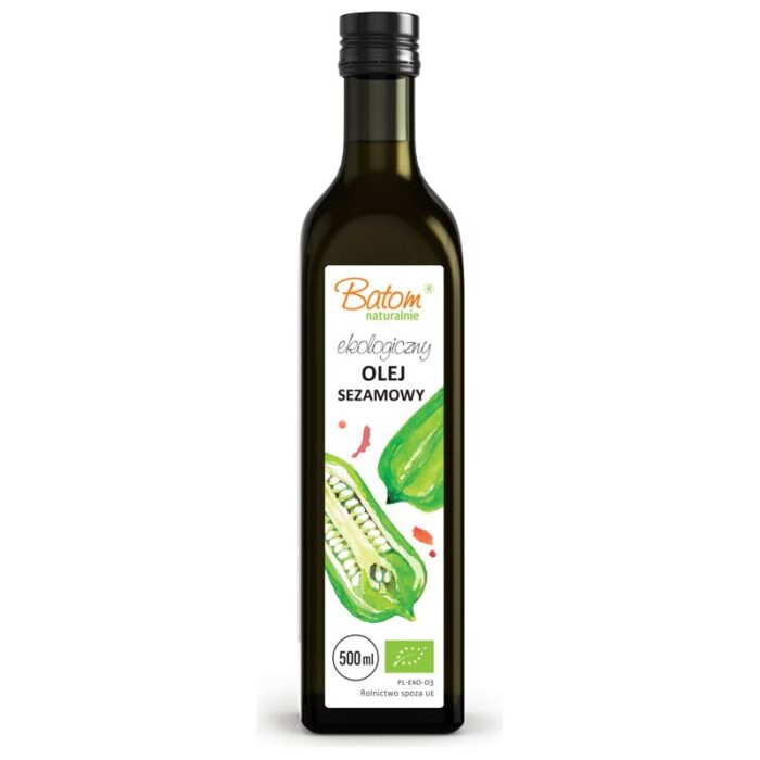 Olej sezamowy 500ml BATOM BIO - obrazek 1
