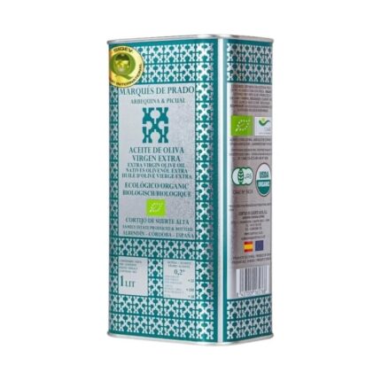 Oliwa z oliwek extra virgin Arbequino & Picual Hiszpania Andaluzja 1l puszka SUERTE ALTA BIO