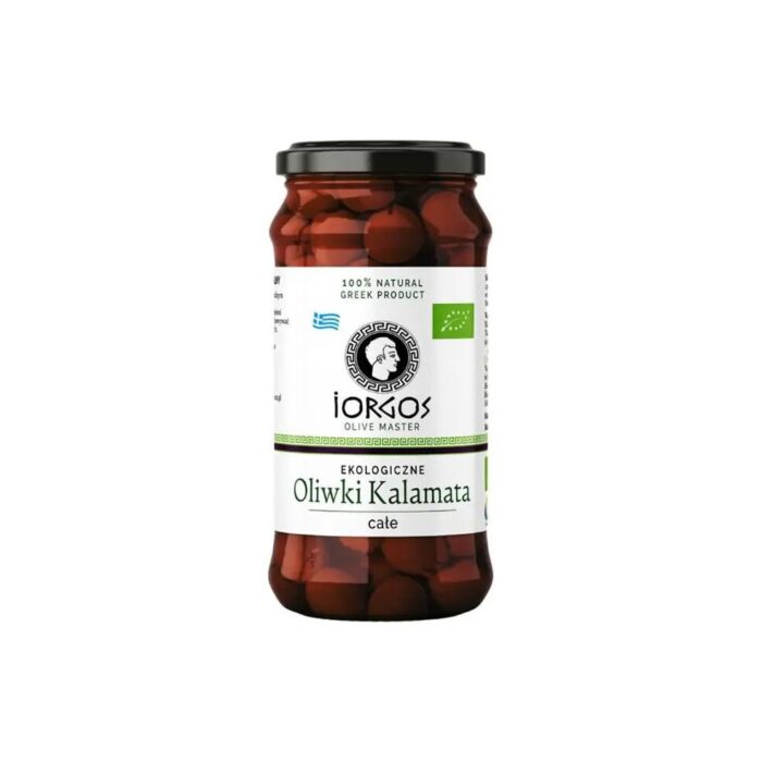 Oliwki Kalamata z pestką 360g IORGOS BIO - obrazek 2