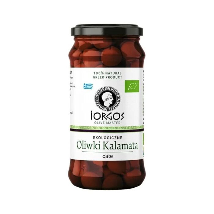 Oliwki Kalamata z pestką 360g IORGOS BIO - obrazek 1
