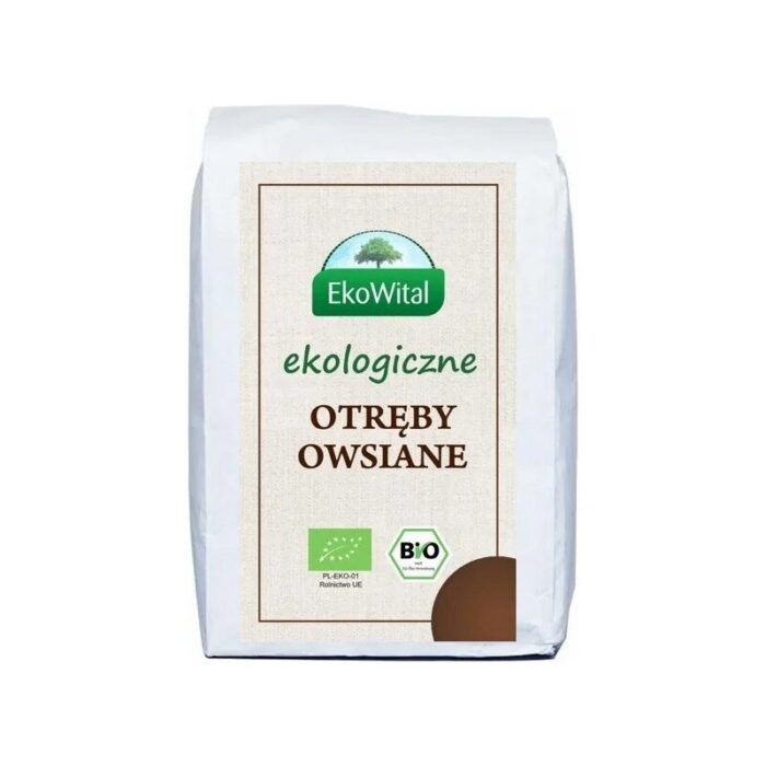 Otręby owsiane 500g EKOWITAL BIO - obrazek 1
