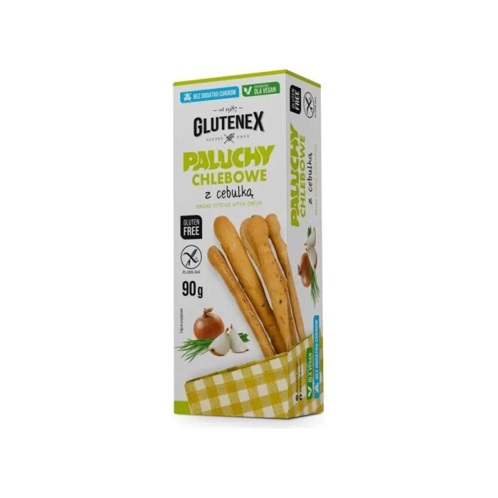 Paluchy chlebowe z cebulą bezgutenowe 90g GLUTENEX - obrazek 2