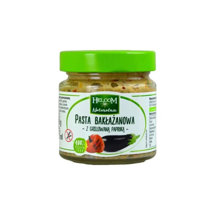 Pasta bakłażanowa z grillowaną papryką 190g HELCOM - obrazek 2