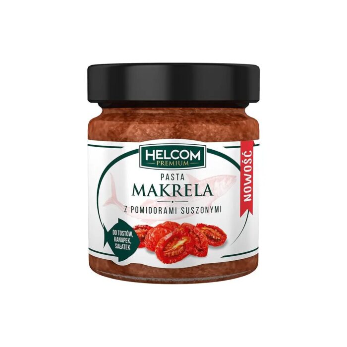 Pasta makrela + suszone pomidory 180g HELCOM - obrazek 2