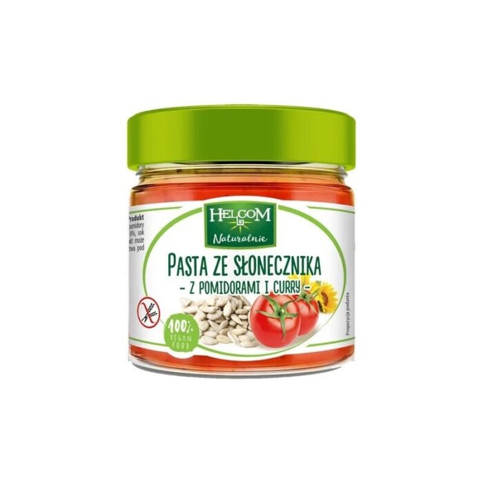 Pasta słonecznikowa z pomidorami i curry 180g HELCOM - obrazek 1
