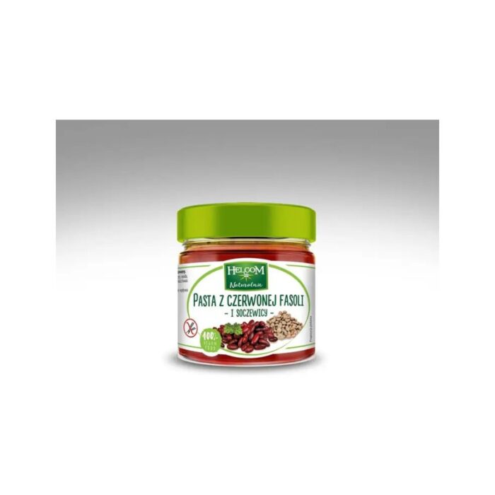 Pasta z czerwonej fasoli i soczewicy 190g HELCOM - obrazek 2
