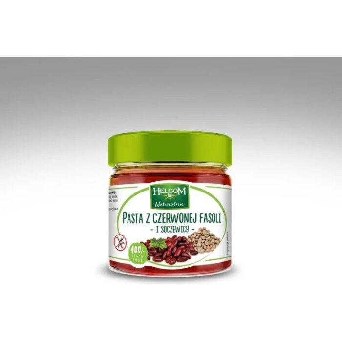 Pasta z czerwonej fasoli i soczewicy 190g HELCOM - obrazek 1