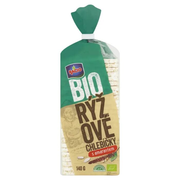 Pieczywo chrupkie ryżowe z amarantusem bezglutenowe 140g RACIO BIO - obrazek 1