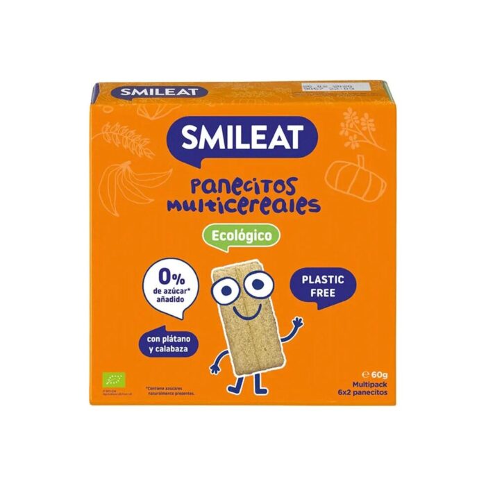 Pieczywo chrupkie z bananem i dynią bez cukru 60g SMILEAT BIO - obrazek 2