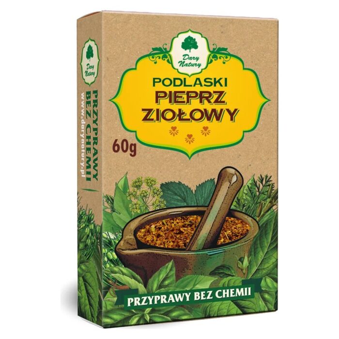 Pieprz ziołowy mielony 60g DARY NATURY - obrazek 2