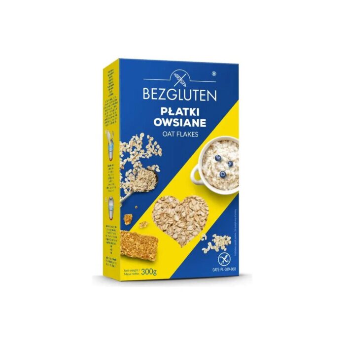 Płatki owsiane błyskawiczne bezglutenowe 300g BEZGLUTEN - obrazek 2