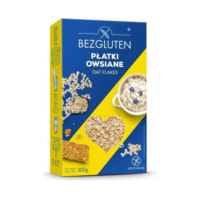 Płatki owsiane błyskawiczne bezglutenowe 300g BEZGLUTEN - obrazek 1