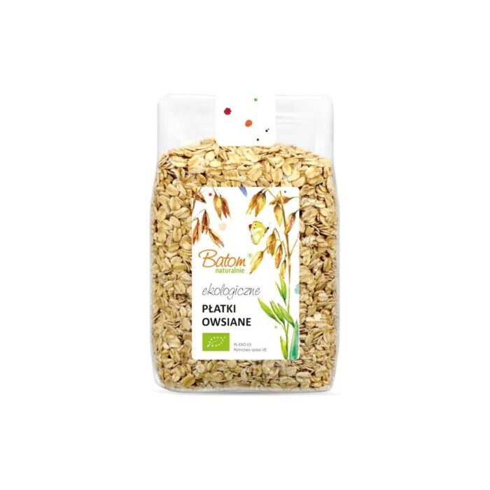 Płatki owsiane 500g BATOM BIO - obrazek 2