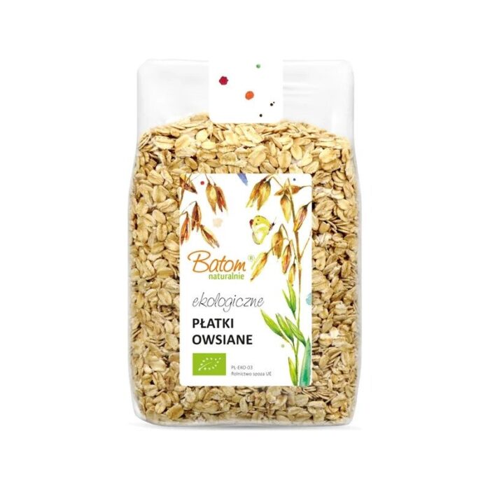 Płatki owsiane 500g BATOM BIO - obrazek 1