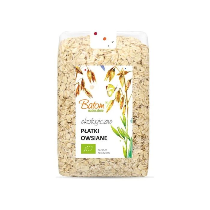 Płatki owsiane 1kg BATOM BIO - obrazek 2