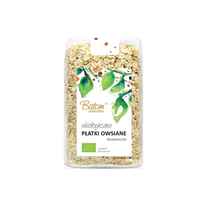Płatki owsiane błyskawiczne 250g BATOM BIO - obrazek 2