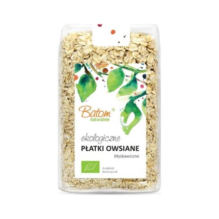 Płatki owsiane błyskawiczne 250g BATOM BIO