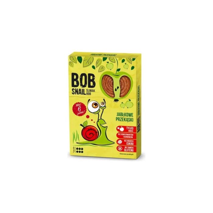 Przekąska owocowa jabłko 60g BOB SNAIL - obrazek 2