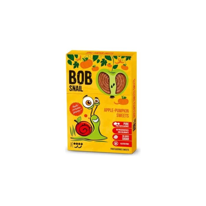 Przekąska owocowa jabłko dynia 60g BOB SNAIL - obrazek 2