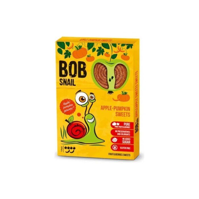 Przekąska owocowa jabłko dynia 60g BOB SNAIL - obrazek 1