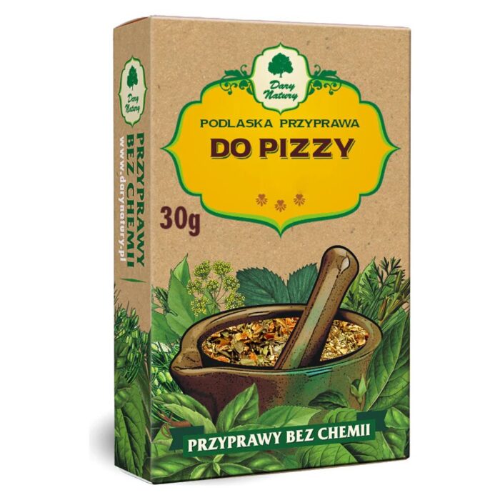 Przyprawa Podlaska do pizzy 30g DARY NATURY - obrazek 2