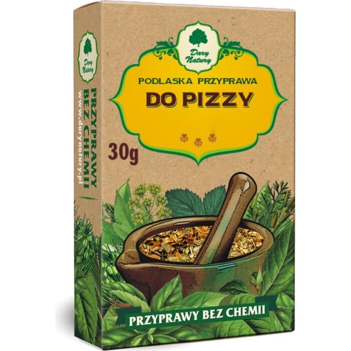 Przyprawa Podlaska do pizzy 30g DARY NATURY - obrazek 1