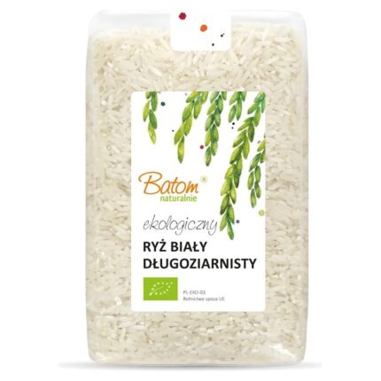 Ryż biały długoziarnisty 1kg BATOM BIO