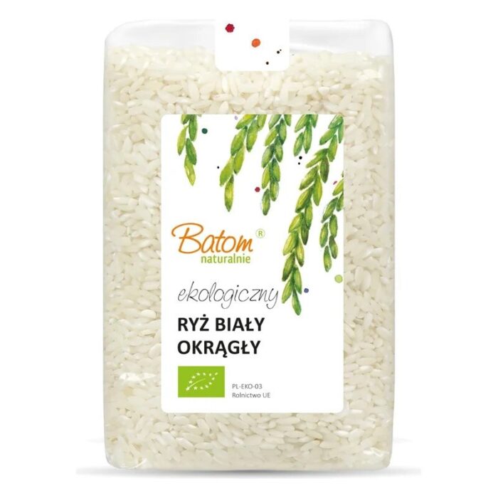Ryż biały okrągły 1kg BATOM BIO - obrazek 1
