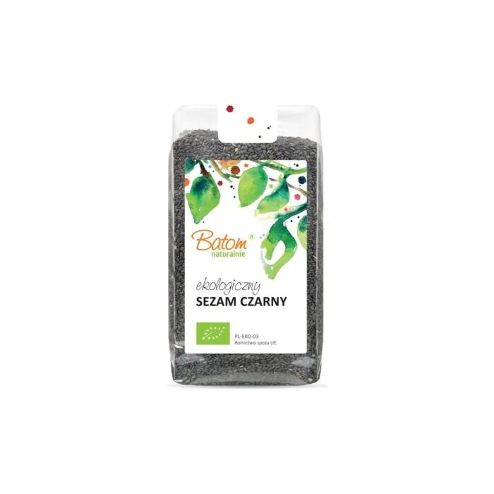 Sezam czarny niełuskany 250g BATOM BIO - obrazek 2