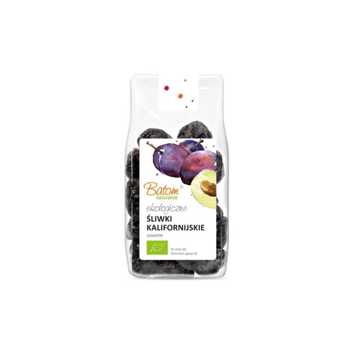 Śliwki kalifornijskie suszone bez pestek 250g BATOM BIO - obrazek 2