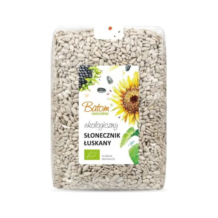 Słonecznik łuskany 1kg BATOM BIO - obrazek 2