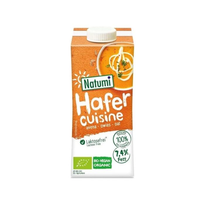 KREM OWSIANY DO GOTOWANIA I PIECZENIA BEZ DODATKU CUKRÓW BIO 200 ml - NATUMI - obrazek 1