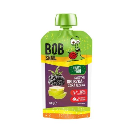 Smoothie gruszka dzika jeżyna 120g BOB SNAIL