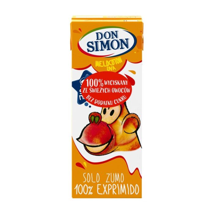 Sok brzoskwiniowo winogronowy NFC 100% 200ml DON SIMON - obrazek 1