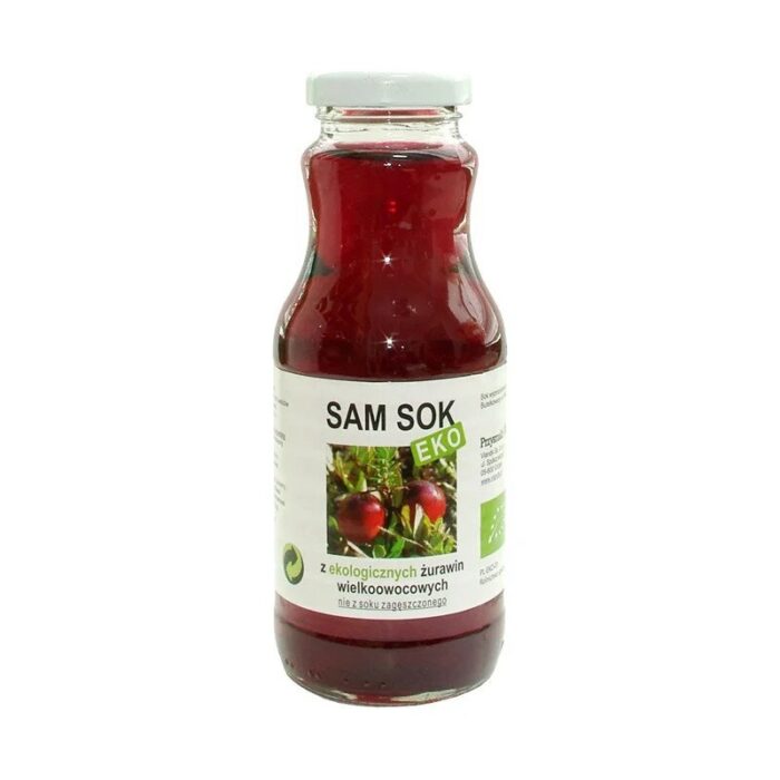 SOK Z ŻURAWINY WIELKOOWOCOWEJ NFC BIO 250 ml - VIANDS (SAM SOK) - obrazek 1