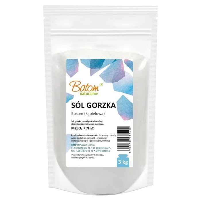 sol-gorzka-epsom-3kgbatom-2.jpg SÓL EPSOM (KĄPIELOWA) 3 kg - BATOM - obrazek 1