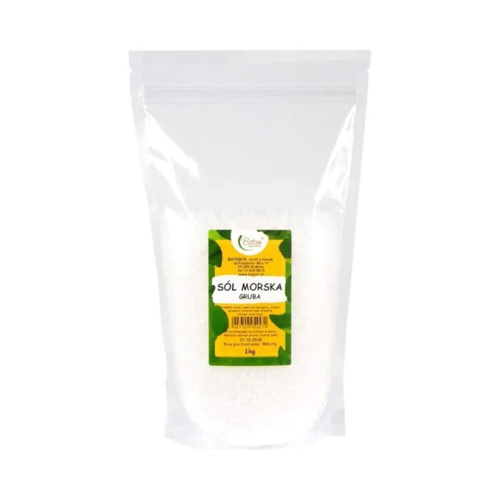 Sól morska gruba 1kg BATOM - obrazek 3