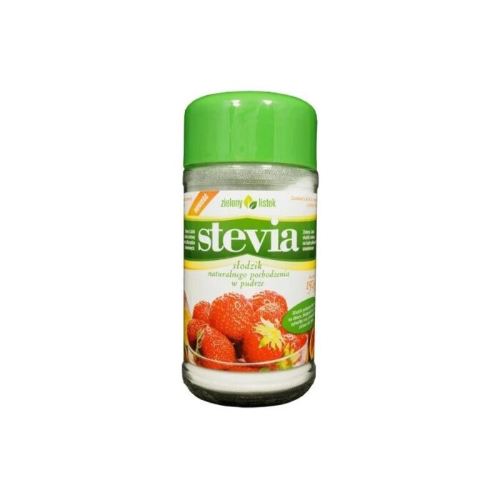 stewia-slodzik-zielony-listek-puder-150g-2.jpg STEVIA PUDER 150 g - ZIELONY LISTEK - obrazek 1