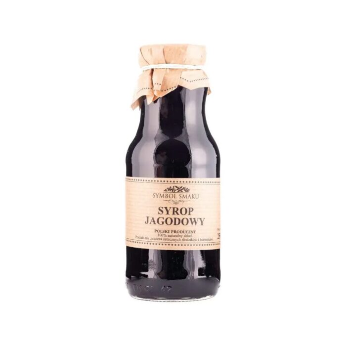 Syrop jagodowy 250ml SYMBOL SMAKU - obrazek 2