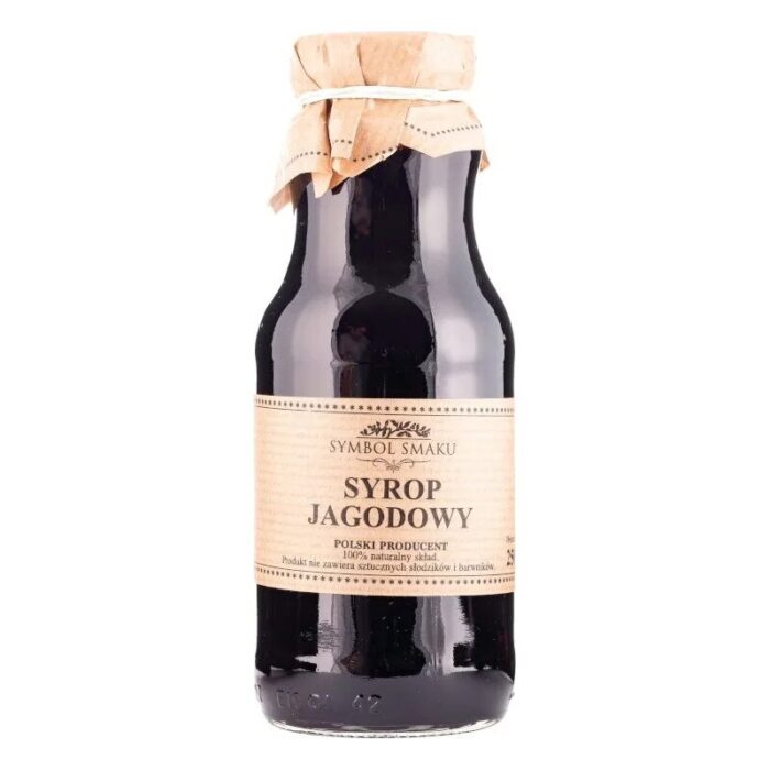 Syrop jagodowy 250ml SYMBOL SMAKU - obrazek 1
