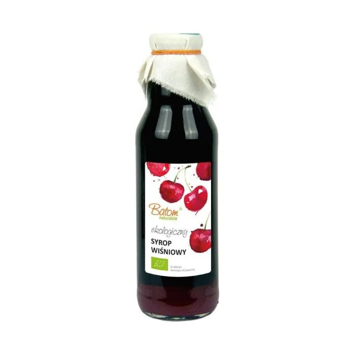 SYROP WIŚNIOWY BIO 750 ml - BATOM - obrazek 2