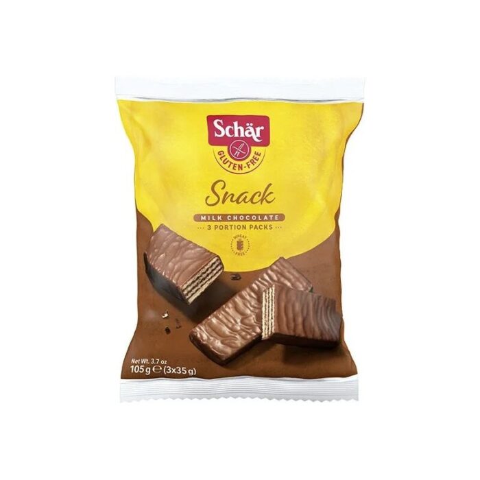 wafelki-snack-3x35gschar-2.jpg Wafelki orzechowe w czekoladzie bezglutenowe 3 x 35g SCHAR - obrazek 1