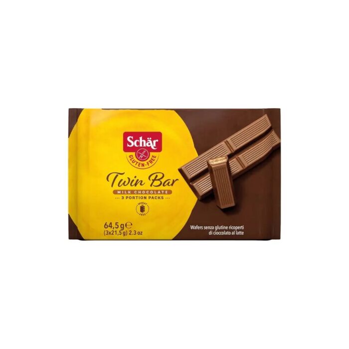 Batoniki wafelki w czekoladzie bezglutenowe 3x21,5g SCHAR - obrazek 2