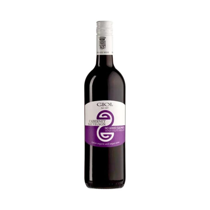 Wino bez siarczynów czerwone gronowe / wytrawne / Włochy 750ml CABERNET GIOL BIO - obrazek 2
