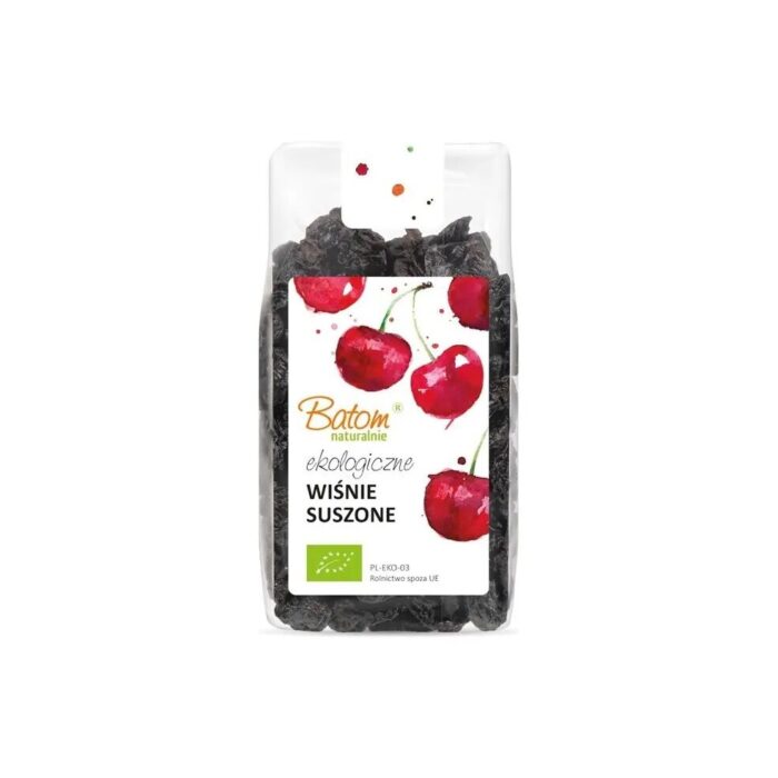 Wiśnie suszone bez pestek 1kg BATOM BIO - obrazek 2