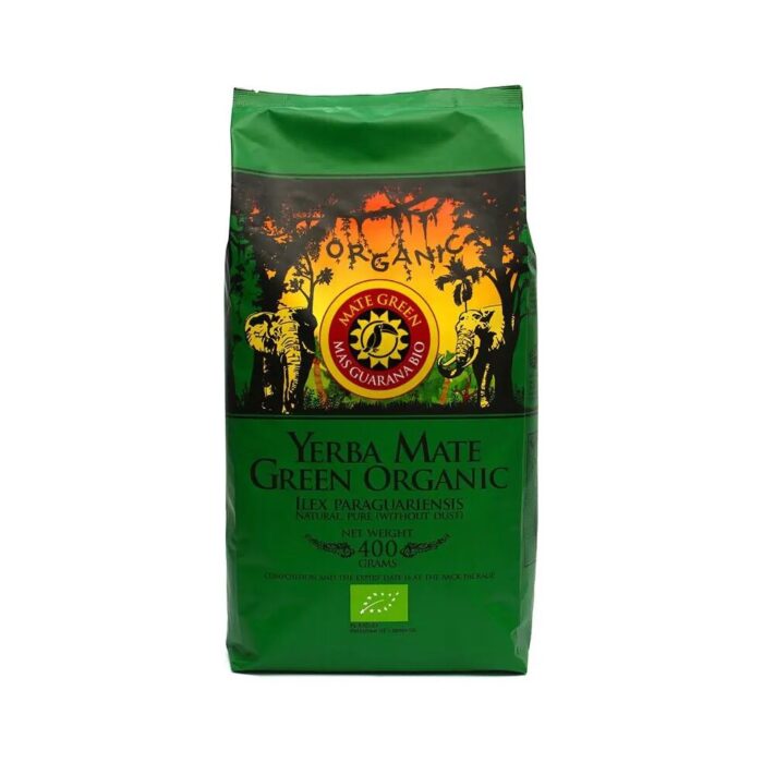 YERBA MATE GREEN MAS GUARANA BIO 400 g - ORGANIC MATE GREEN - obrazek 2