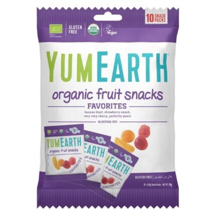 Żelki owocowe mix smaków 10 x 19,8g YUMEARTH BIO